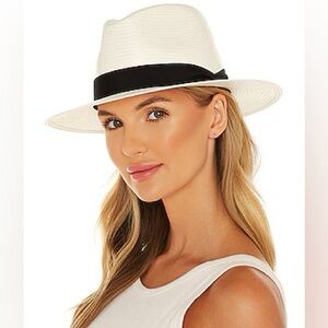 Rag & Bone Panama Hat in White size S/M